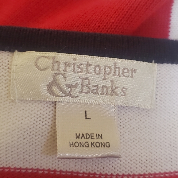 Christopher & Banks Zip Up Top - Picture 3 of 5